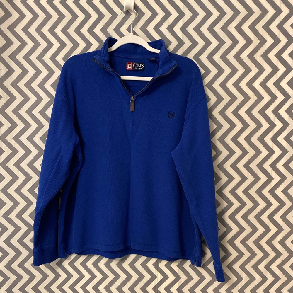 Chaps XL royal blue long sleeves